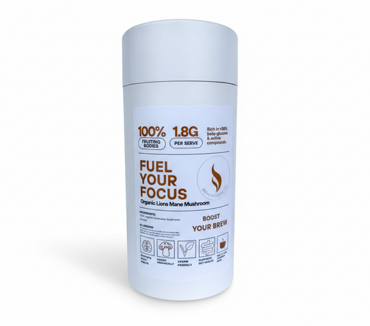 Pure Organic Lion's Mane Mushroom Powder | Brain Health Supplement