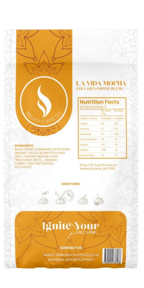 LA VIDA MOCHA | Mocha Collagen Coffee with Organic Cocoa